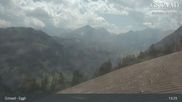 Archived webcam image showing Gstaad - Mountain Restaurant Eggli on 1 Aug 2026 at 13:54