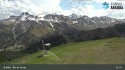 Archived webcam image showing Arabba - Top station Monte Burz chairlift on 27 May 2026 at 15:33