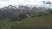 Archived webcam image showing Arabba - Top station Monte Burz chairlift on 27 May 2026 at 17:33
