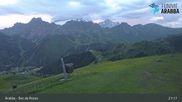 Archived webcam image showing Arabba - Top station Monte Burz chairlift on 23 Jun 2026 at 03:47
