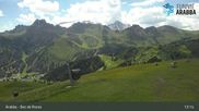 Archived webcam image showing Arabba - Top station Monte Burz chairlift on 23 Jun 2026 at 13:47