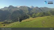 Archived webcam image showing Arabba - Top station Monte Burz chairlift on 31 Jul 2026 at 08:15