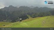 Archived webcam image showing Arabba - Top station Monte Burz chairlift on 31 Jul 2026 at 15:15