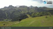 Archived webcam image showing Arabba - Top station Monte Burz chairlift on 10 Aug 2026 at 11:19