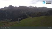 Archived webcam image showing Arabba - Top station Monte Burz chairlift on 19 Sep 2026 at 05:44