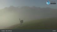 Archived webcam image showing Arabba - Top station Monte Burz chairlift on 19 Sep 2026 at 08:44