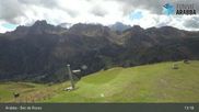 Archived webcam image showing Arabba - Top station Monte Burz chairlift on 19 Sep 2026 at 13:44