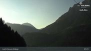 Archived webcam image showing Lech Zürs (Arlberg) - Zugerberg Gondola on 4 Aug 2026 at 07:46