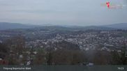Archiviertes Webcam Bild: Blick auf Freyung im Bayerischen Wald am 12.04.2026 um 19:01 Uhr