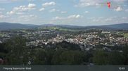 Archiviertes Webcam Bild: Blick auf Freyung im Bayerischen Wald am 13.07.2026 um 17:05 Uhr