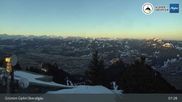 Archived webcam image showing Grünten - View from the summit on 26 Feb 2026 at 07:55