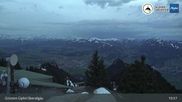 Archiviertes Webcam Bild: Grünten - Blick vom Gipfel am 12.04.2026 um 01:09 Uhr