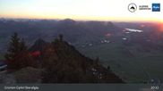 Archiviertes Webcam Bild: Grünten - Blick vom Gipfel am 30.04.2026 um 21:42 Uhr