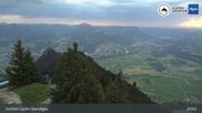 Archived webcam image showing Grünten - View from the summit on 28 May 2026 at 03:18