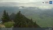 Archived webcam image showing Grünten - View from the summit on 6 Aug 2026 at 09:06