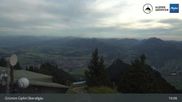 Archived webcam image showing Grünten - View from the summit on 26 Aug 2026 at 19:43