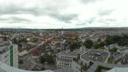 Archived webcam image showing Panoramic view over St. Pölten on 12 Jul 2026 at 12:07