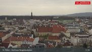 Archived webcam image showing St. Pölten - View over the city on 28 Mar 2026 at 11:00