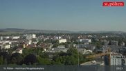 Archived webcam image showing St. Pölten - View over the city on 24 May 2026 at 09:29
