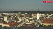 Archived webcam image showing St. Pölten - View over the city on 22 Jun 2026 at 07:12