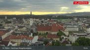 Archived webcam image showing St. Pölten - View over the city on 12 Jul 2026 at 19:09