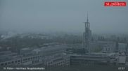 Archived webcam image showing St. Pölten - View over the city on 20 Oct 2026 at 08:16