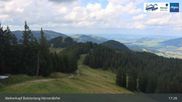 Archived webcam image showing Bolsterlang - Top station Weiherkopf Chairlift on 27 Jul 2026 at 17:40