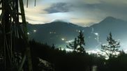 Archiviertes Webcam Bild: Blick am Kronplatz auf die Bergstation Piz de Plaies am 15.04.2026 um 00:25 Uhr
