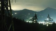 Archived webcam image showing View from Kornplatz to the Piz de Plaies mountain station on 26 Jul 2026 at 02:34