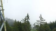 Archived webcam image showing View from Kornplatz to the Piz de Plaies mountain station on 10 Sep 2026 at 10:49