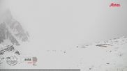 Archived webcam image showing Dolomites: Mountain Hut Antonio Locatelli on 14 May 2026 at 18:17