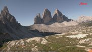 Archived webcam image showing Dolomites: Mountain Hut Antonio Locatelli on 12 Jul 2026 at 08:21
