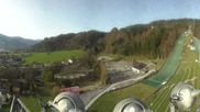 Archiviertes Webcam Bild: Bischofshofen: Blick auf Skisprungschanze und Ort am 12.04.2026 um 08:33 Uhr