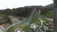 Archiviertes Webcam Bild: Bischofshofen: Blick auf Skisprungschanze und Ort am 13.04.2026 um 12:19 Uhr
