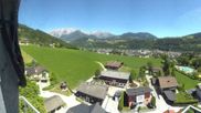 Archiviertes Webcam Bild: Bischofshofen: Blick auf Skisprungschanze und Ort am 29.05.2026 um 12:45 Uhr