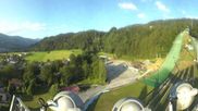 Archiviertes Webcam Bild: Bischofshofen: Blick auf Skisprungschanze und Ort am 12.07.2026 um 07:24 Uhr