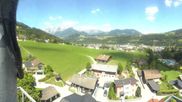 Archiviertes Webcam Bild: Bischofshofen: Blick auf Skisprungschanze und Ort am 12.07.2026 um 14:24 Uhr