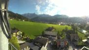 Archiviertes Webcam Bild: Bischofshofen: Blick auf Skisprungschanze und Ort am 30.08.2026 um 08:28 Uhr