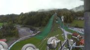 Archived webcam image showing Bischofshofen: Ski Jumping Hill on 15 Oct 2026 at 08:42