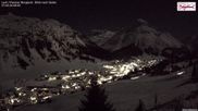 Archiviertes Webcam Bild: Oberlech am Arlberg: Pension Bergland am 27 Feb 2026 um 00:35 Uhr