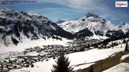 Archiviertes Webcam Bild: Oberlech am Arlberg: Pension Bergland am 08.04.2026 um 12:05 Uhr