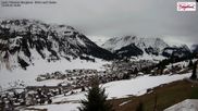 Archiviertes Webcam Bild: Oberlech am Arlberg: Pension Bergland am 12.04.2026 um 16:55 Uhr