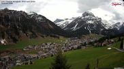 Archived webcam image showing Lech: Guesthouse Bergland on 10 May 2026 at 14:06