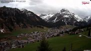 Archived webcam image showing Lech: Guesthouse Bergland on 10 May 2026 at 20:06