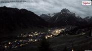 Archived webcam image showing Lech: Guesthouse Bergland on 7 Jun 2026 at 04:24