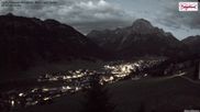 Archived webcam image showing Lech: Guesthouse Bergland on 7 Jul 2026 at 04:23