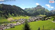 Archived webcam image showing Lech: Guesthouse Bergland on 7 Jul 2026 at 12:23