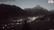 Archived webcam image showing Lech: Guesthouse Bergland on 12 Jul 2026 at 04:29