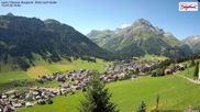Archived webcam image showing Lech: Guesthouse Bergland on 12 Jul 2026 at 10:29