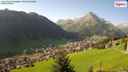 Archived webcam image showing Lech: Guesthouse Bergland on 3 Aug 2026 at 08:28